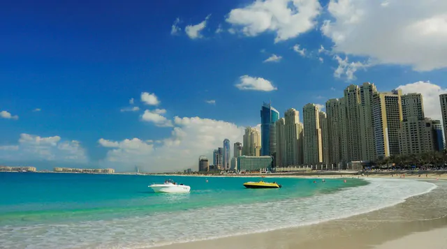 Пляжи Дубая Jumeirah Beach Residents